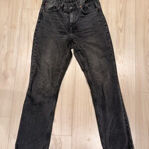 Zara Women’s Dark Gray Straight Jeans